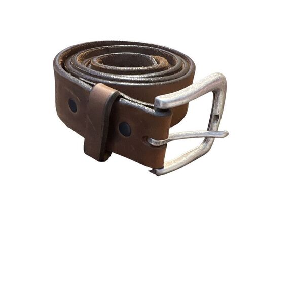 Honest by Brighton Men's 64609 Genuine Leather Work Belt Brown Size 46 - Picture 1 of 5